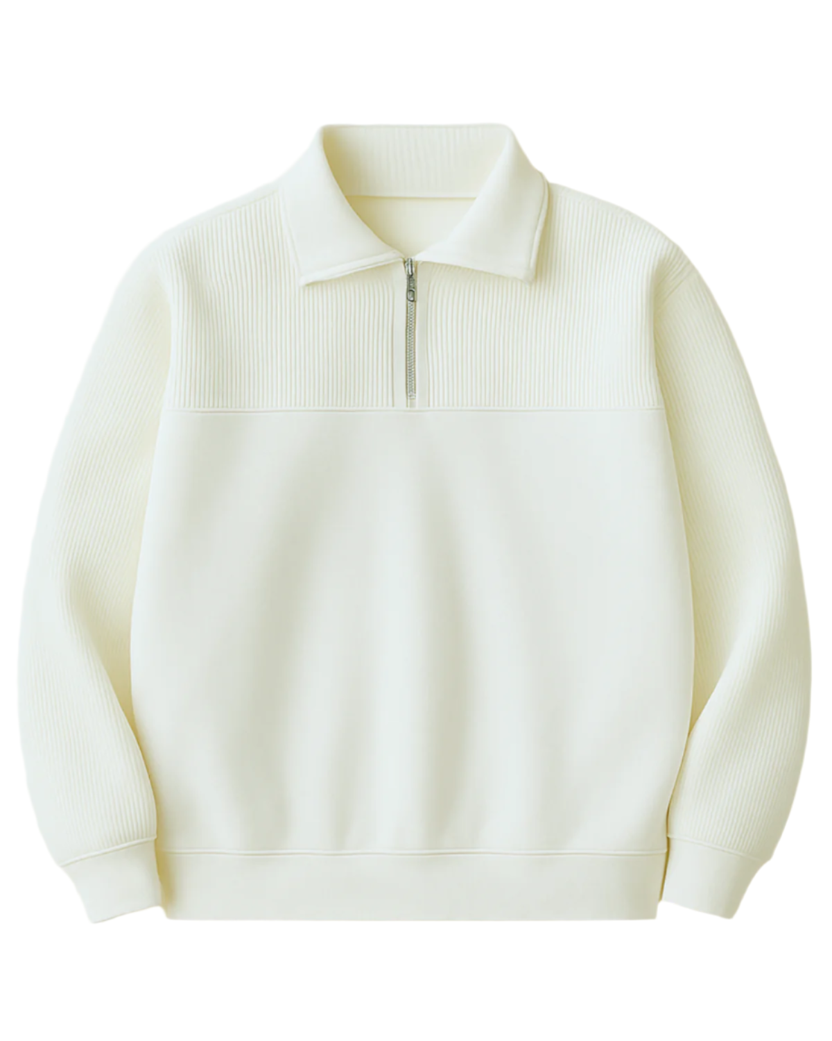 Relaxed Polo Sweater