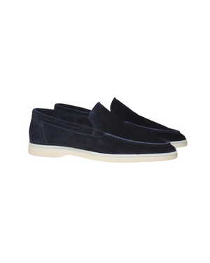 Low-Cut Suede Loafers