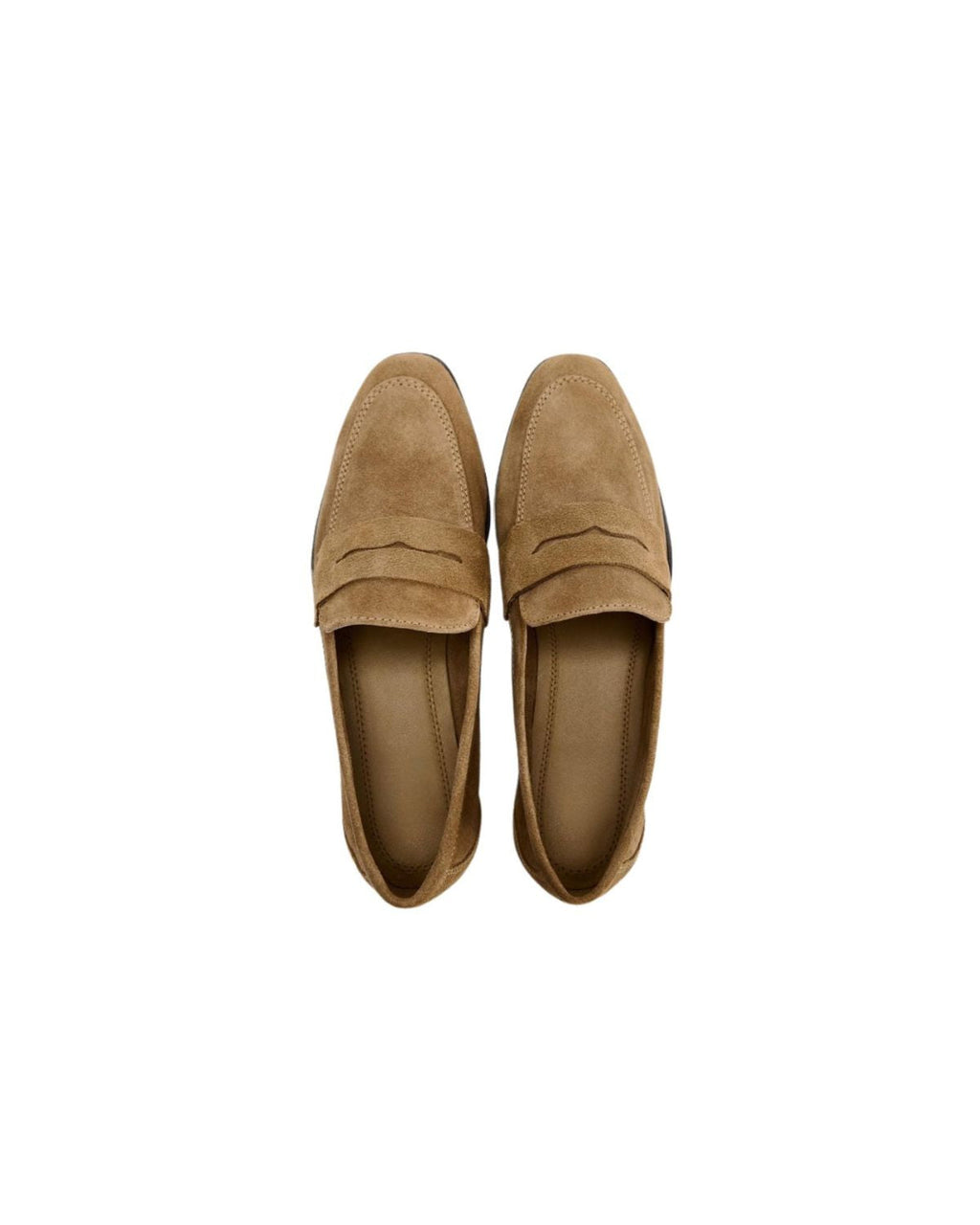 Classic Brown Suede Loafers