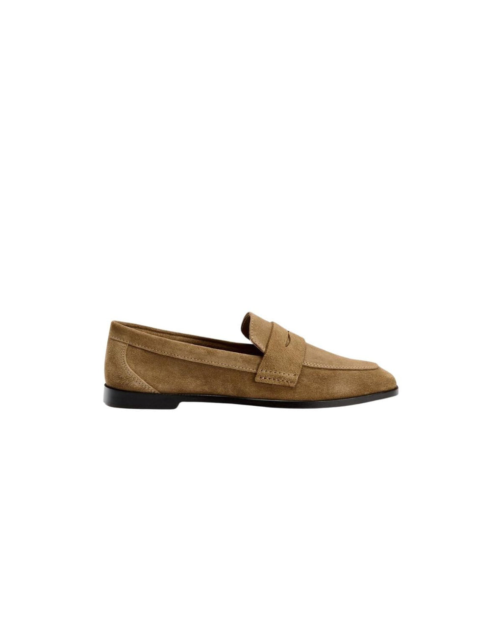 Classic Brown Suede Loafers